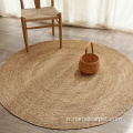 Tapis de sol du bureau de bureau de paille de fibre naturelle